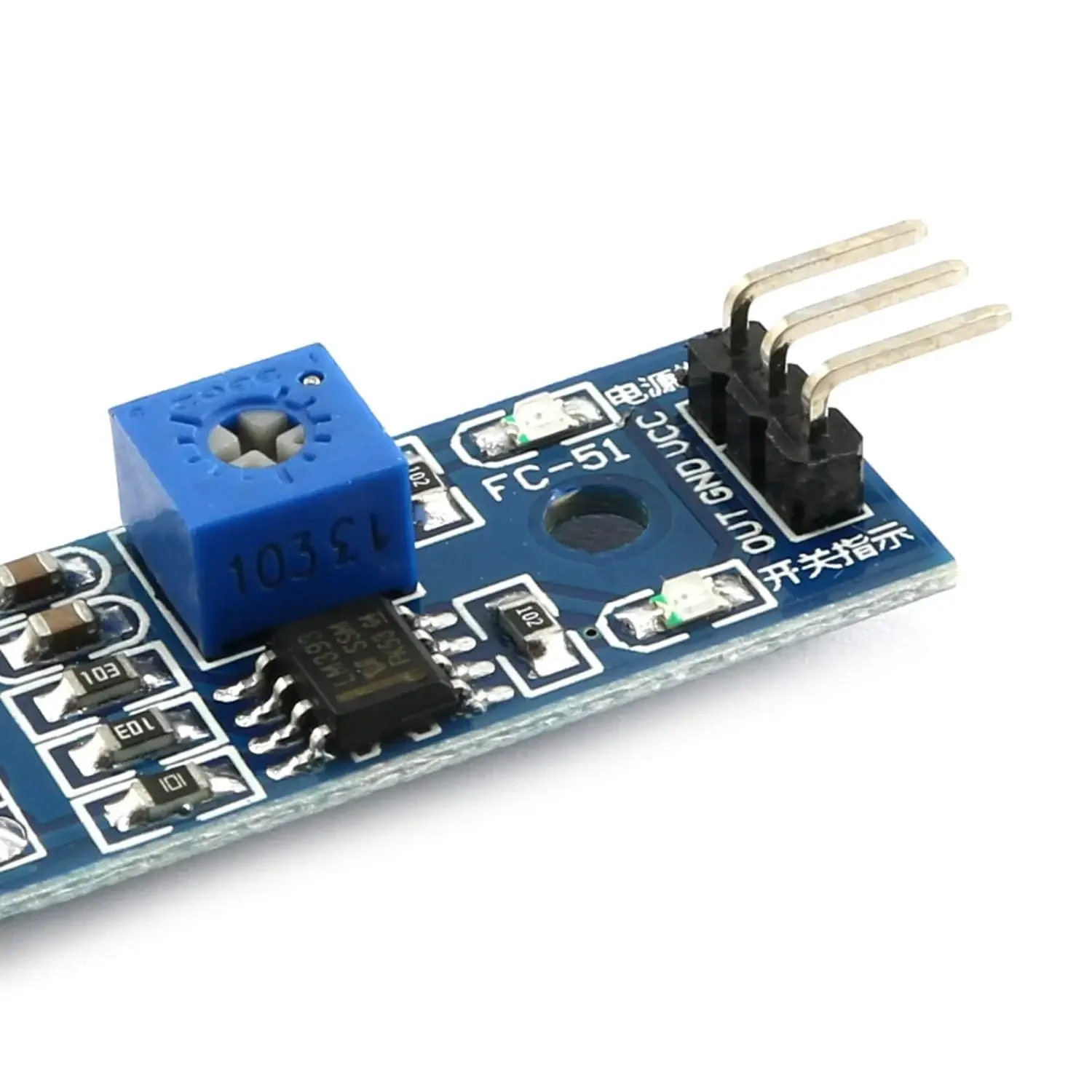 Módulo de barreira infravermelha IR Sensor para evitar obstáculos para robô de carro inteligente Arduino