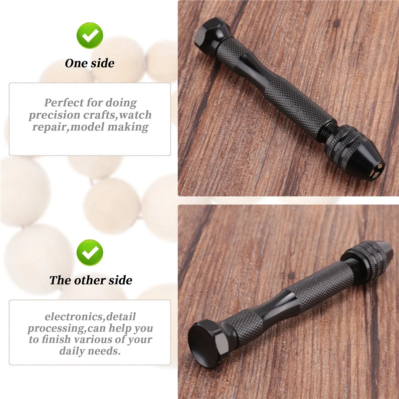 Набор ручных сверл ABNG, прецизионные тиски с 49 шт. мини-спиральными сверлами для моделей, поделок, изготовления ювелирных изделий, многоцелевого вращающегося инструмента D