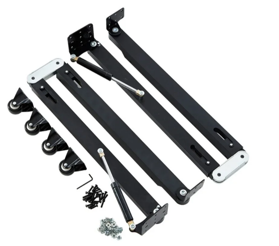 Multi Function Flip Down Table Fitting Concealed Telescopic Hinge For Home Dining Table Bar Counter
