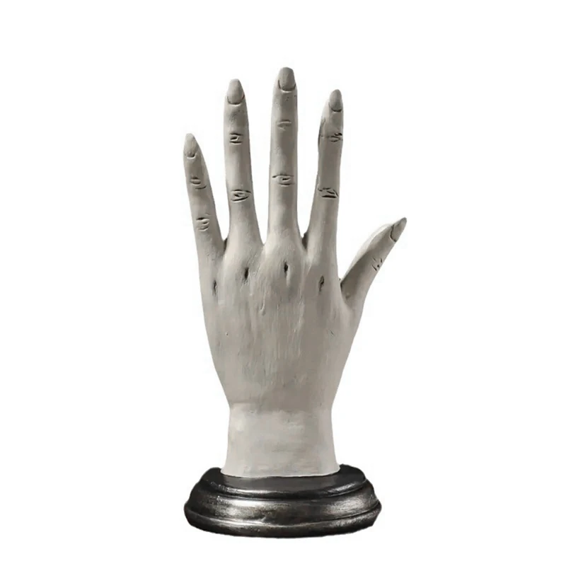 

Halloween decorations Hand of God Palmistry Statue Devil Hand Figurine Demonic Hand Halloween Decorations