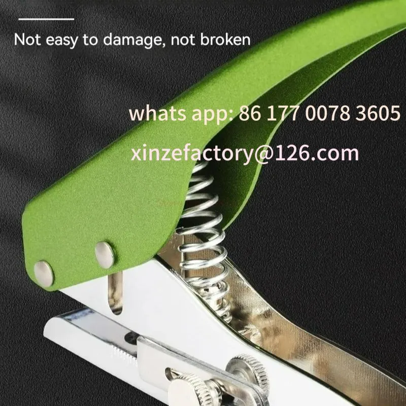 Perforadora de papel circular personalizable, perforadora de un solo orificio redonda manual para tarjetas de identificación, tarjetas de Pvc, fotos, suministros de oficina