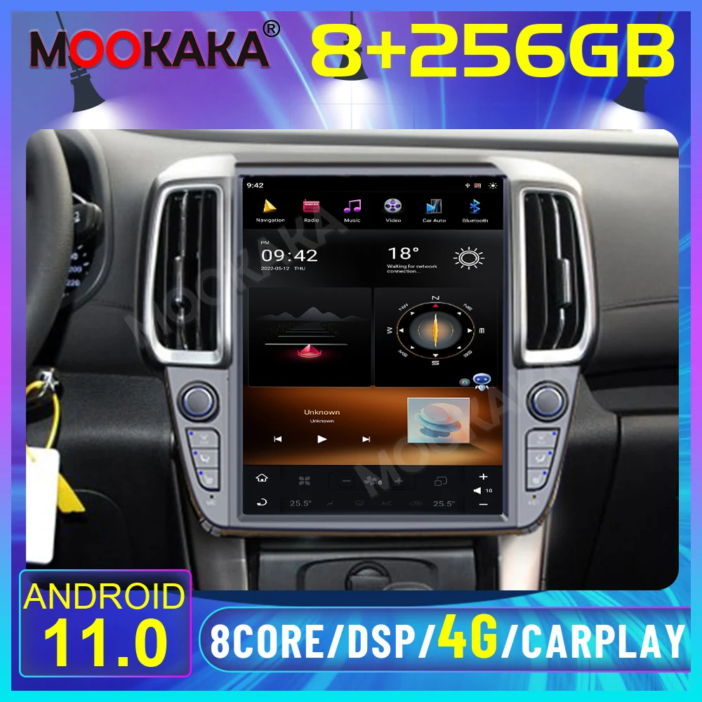 For Hyundai IX35 2018-2020 4GB+128GB Android 11  Tesla Style GPS Navigation Head Unit Multimedia Player Auto Radio Carplay Dsp