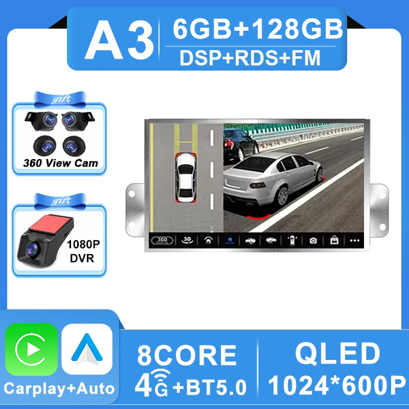 Android 16 Carplay Video Voor Citroen C5 X7 III Autoradio GPS Navigatie Stereo 4G Wifi Auto Monitor DVD Bluetooth Geen 2din DSP 2k