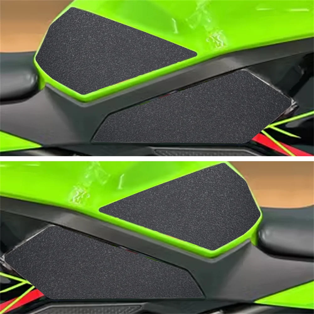 ZX-4R ZX-4RR خزان الوسادة ملصقات الغاز حامي لكاواساكي ZX 4RR 4R 2023-2025 ZX4RR ZX4R دراجة نارية عدة ملصقات حماية الركبة #2