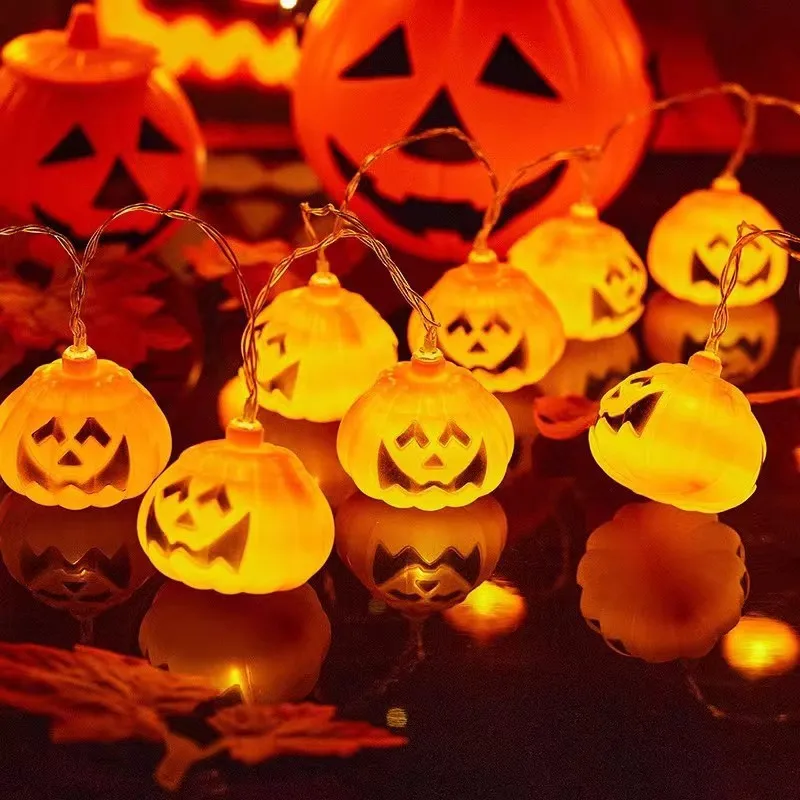 1,5 M 10LED Halloween LED Lichterkette Horror Augäpfel Kürbis Spinne Fledermaus Schädel Lampe Süßes Oder Saures Happy Halloween Party decor – Detail 13