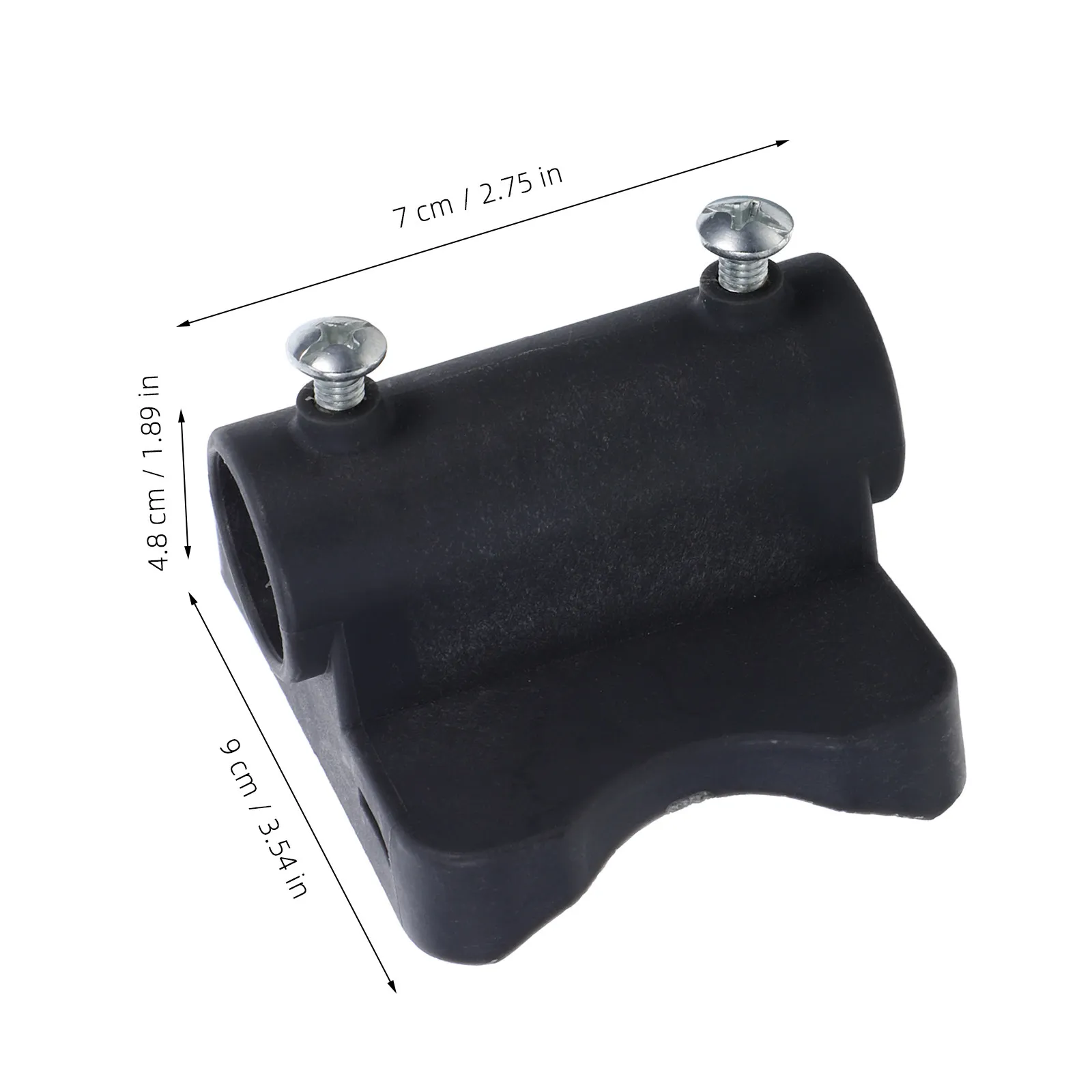 Flag Pole Bracket Double Flag Pole Mount Holder V Shape Wall Mount Hardware Outside House Balcony Double Hole Mounting Support