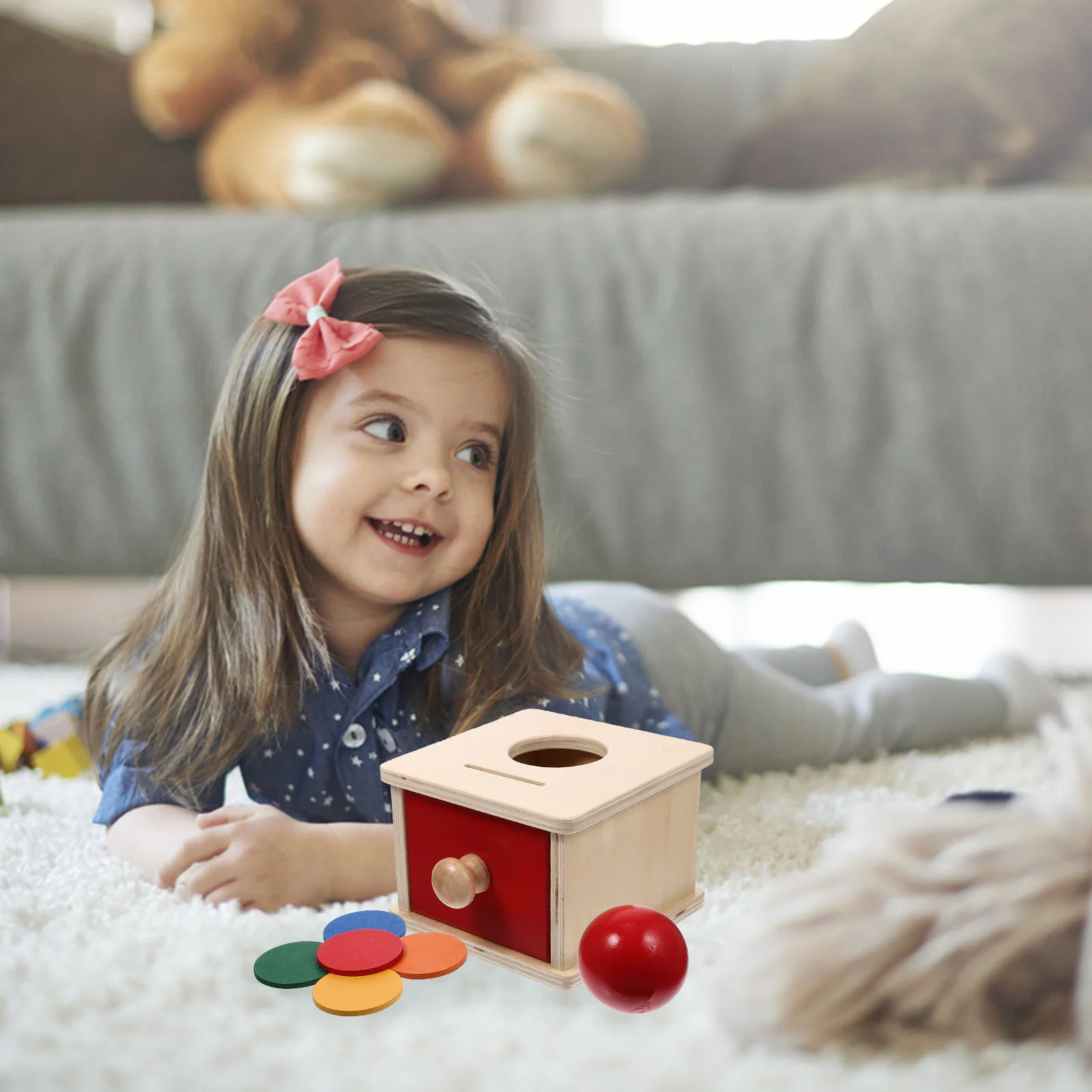 Montessori Leermiddel Munt Kinderen Onderwijs Speelgoed Baby Cognitieve Grijpen Educatief 14:16 Zintuiglijke Speelgoed Motorische Vaardigheden Training