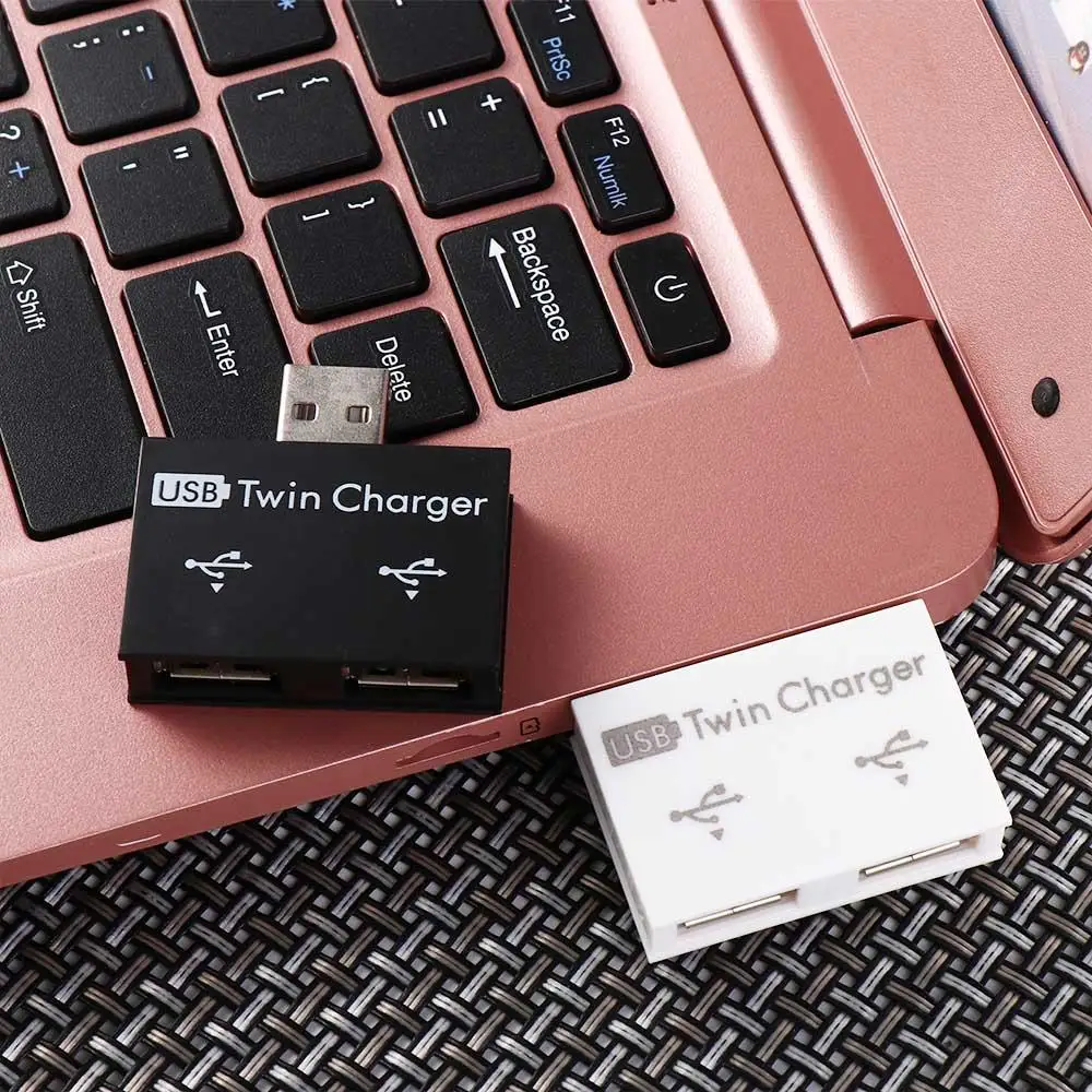 Accessories HUB Splitter USB 2.0 Charging Hub USB2.0 Charging Splitter USB Charging Extender 1 Male To 2 Port Female