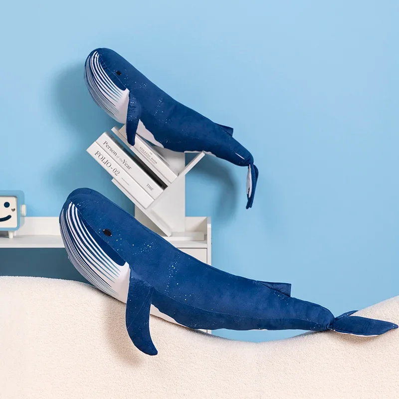 Peluche Tiburón Ballena De 45 Cm – Súper Suave, Ideal Como Cojín De Abrazo O Para Dormir, Decorativo Y Cómodo Para Niños Y Adultos