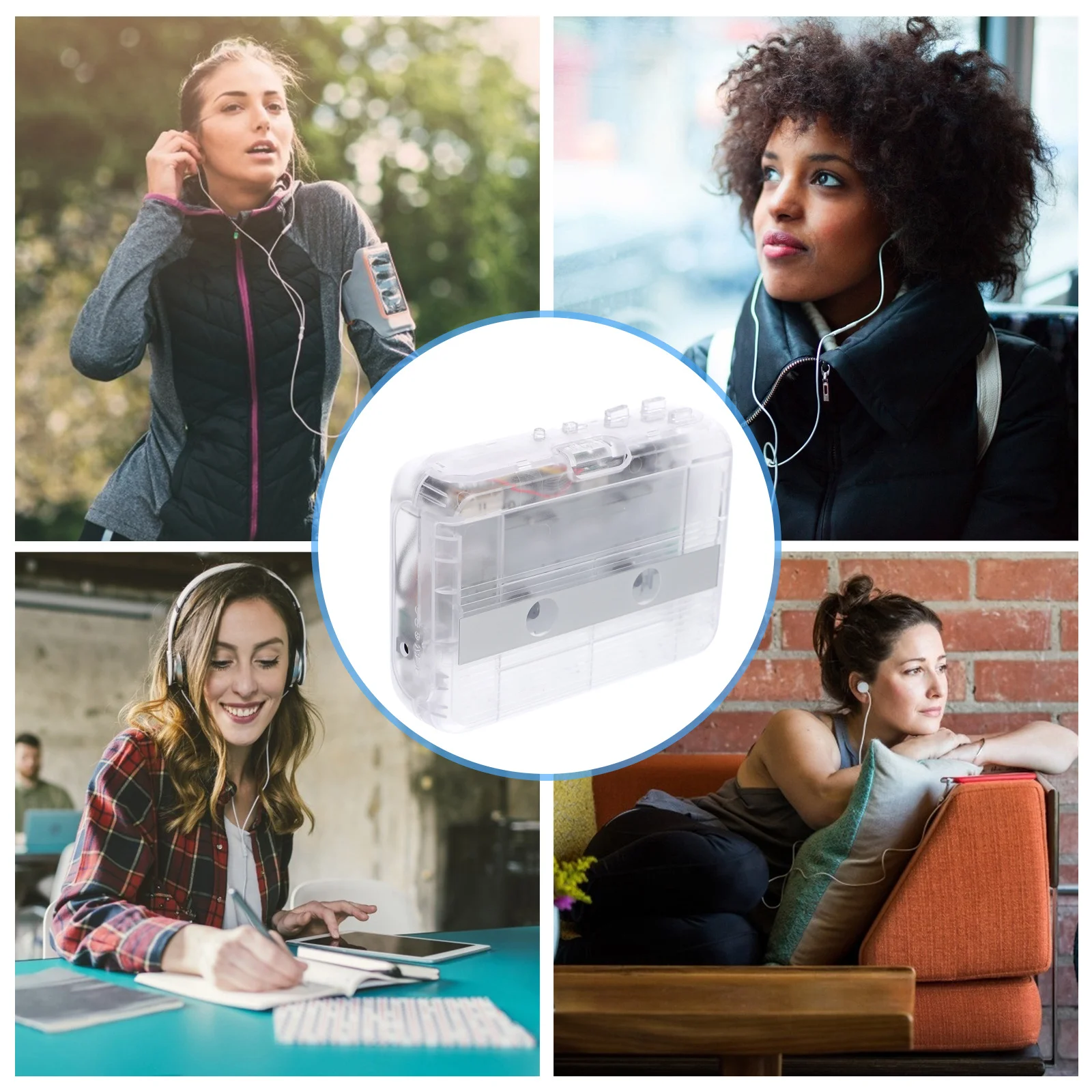 Cassette Player Multipurpose Wireless Audio Player Portable Fm Music Receiver Fm Radio Wireless Receiver