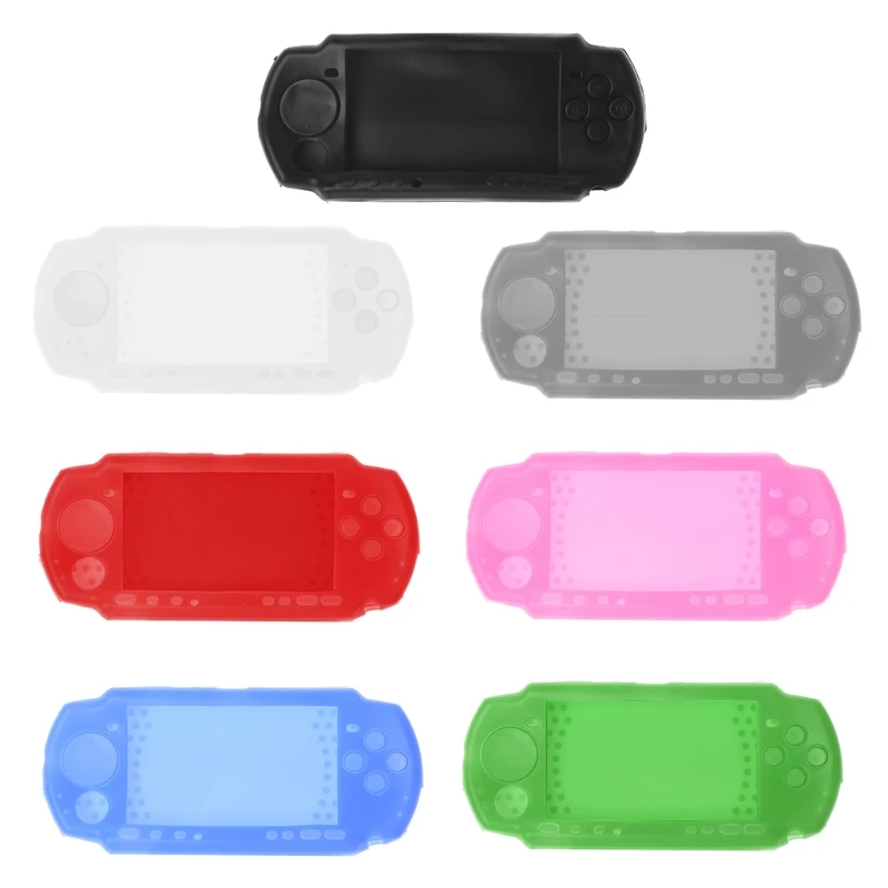 ESTD Soft Silicone Body Protector Skin Cover for Case for for PSP Console