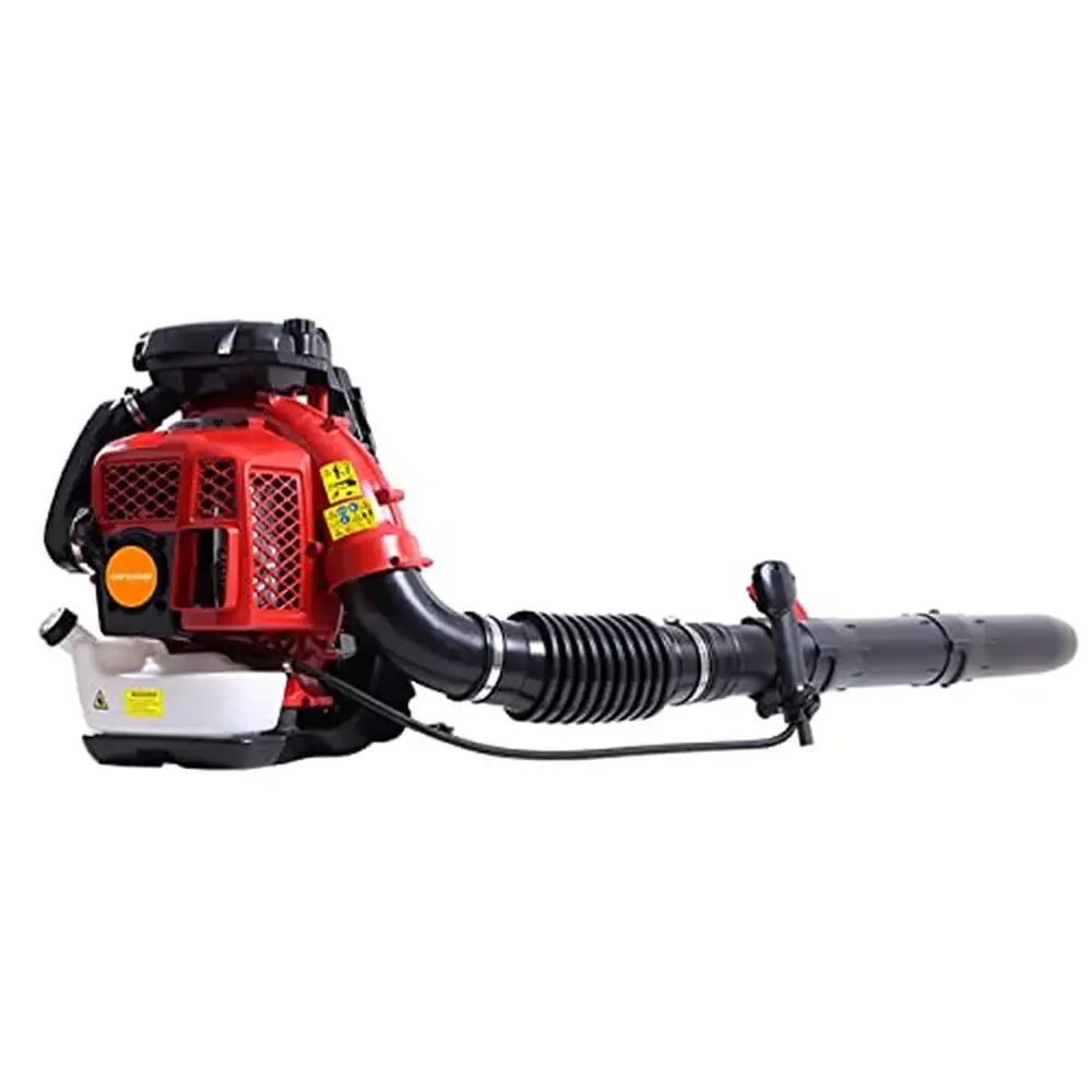 

80CC Gas Powered Backpack Leaf Blower 900CFM Powerful 206MPH Extreme Duty 2-Cycle Petrol Lawn/Garden Care Tool Kit Lightweight