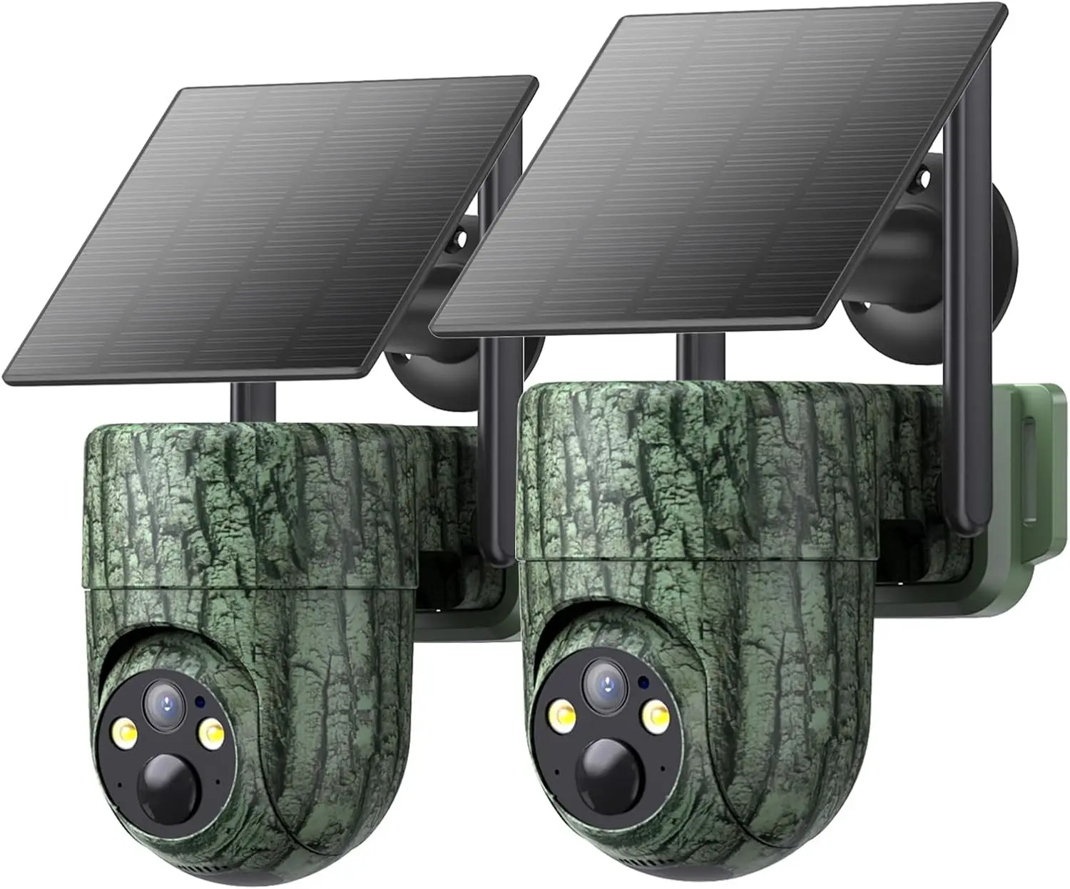 

4G LTE Cellular Trail Camera with Solar Panel, No WiFi Needed, Live Streaming, Motion Activated, 360° View, Built-in SIM
