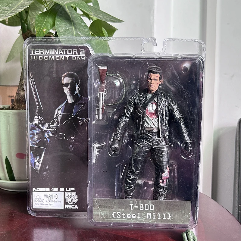 Endoszkielet NECA figurka terminatora 2 T-800 T-1000 PVC Model postaci zabawki 7 rodzajów 18cm dekoracja na biurko