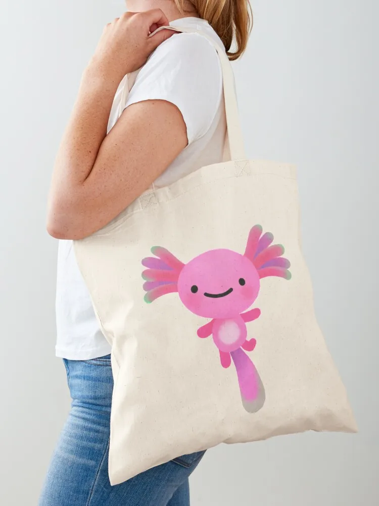 

Coral axolotl Tote Bag foldable reusable bag shopper bags Woman shopper bag Cloth bags