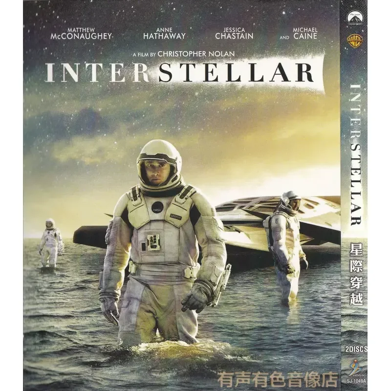 Sci-Fi Suspense Adventure Movie Interstellar Travel Genuine High Definition BD Blu-ray 2 Disc