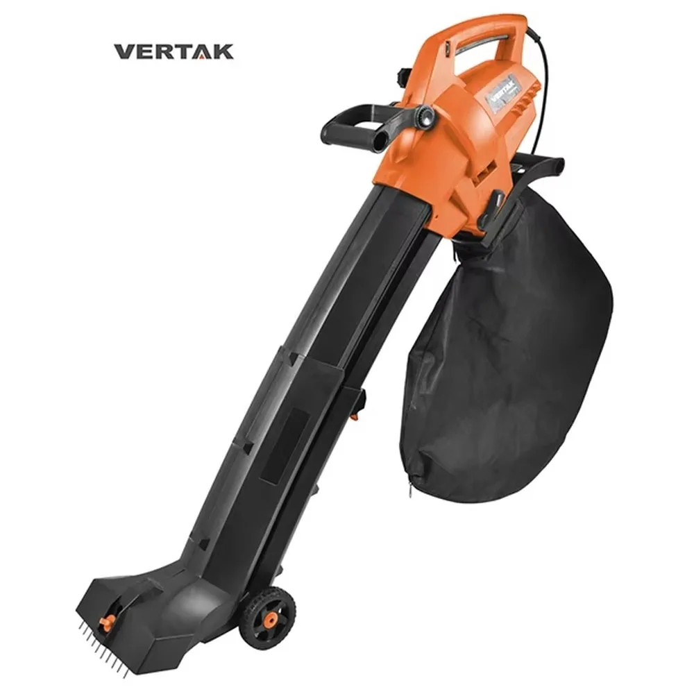 Vertak Powerful Electric 4 Function Variable Speed Backpack Leaf Blower Vacuum Machine with Leaf Collector