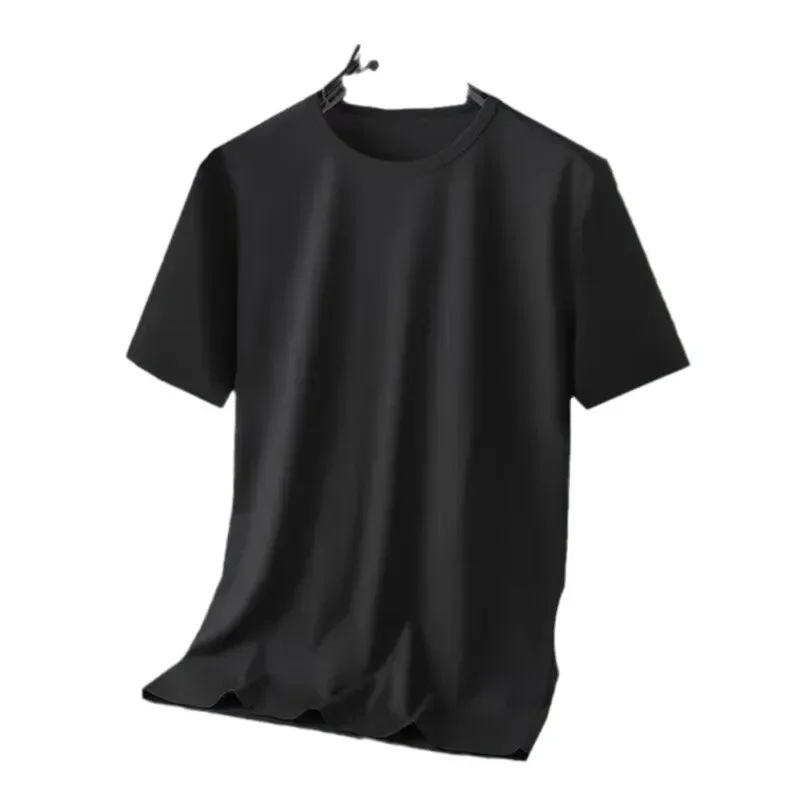 Short sleeve T-shirt men loose large size men's simple everything comfortable