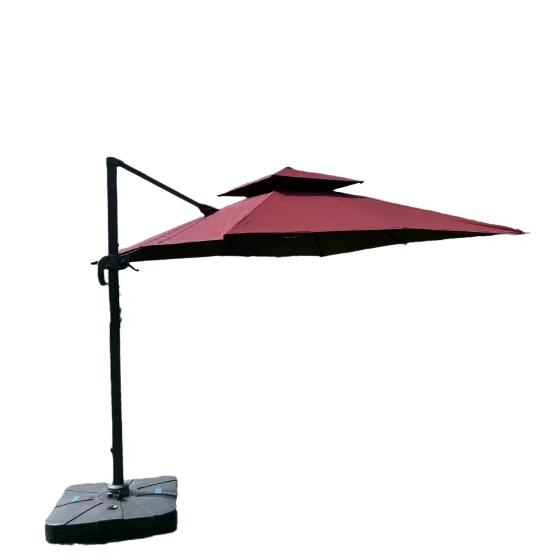 

Parasol with steel rod, manually opened, UV protected, suitable for gardens, patios and terraces