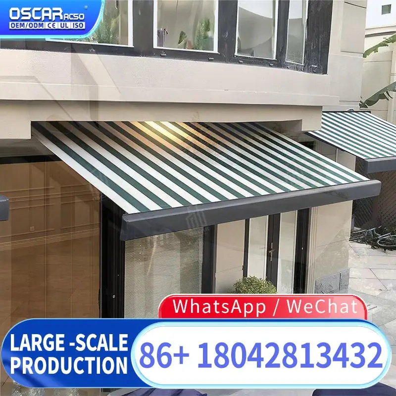 Sound Proof Folding Insect Control Aluminium Alloy Awning Windows Rolling Screen for Australia As2047 Standard Home Office Patio
