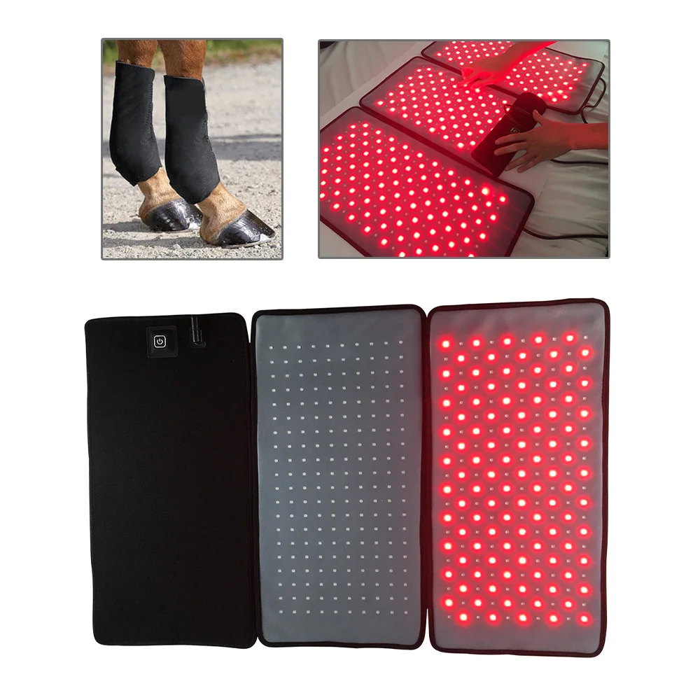 Suyzeko Cintura per terapia della luce rossa Dispositivo per terapia della luce vicino a infrarossi Avvolgimento indossabile per alleviare il dolore Cane da compagnia