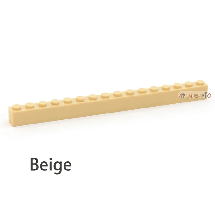 10PCS DIY Bausteine 1x16 Punkte Dicke Zahlen Bricks Pädagogisches Kreative Größe Kompatibel Mit Marken Spielzeug für Kinder 2465