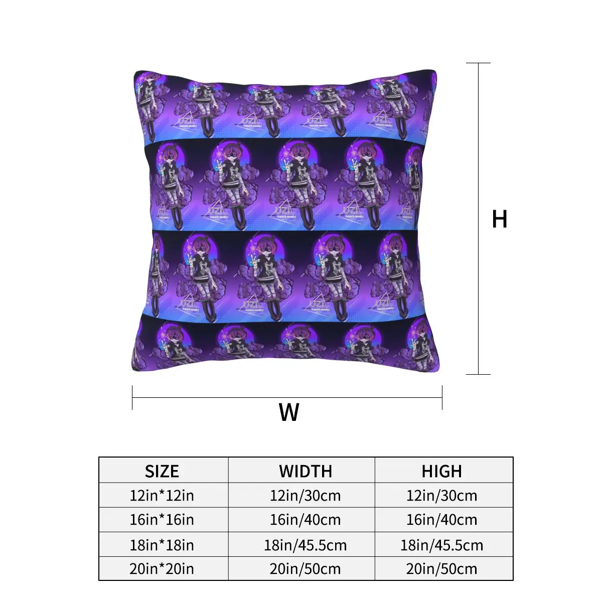 Murder Drones N And Uzi Doorman Square Pillowcase Cushion Cover Pillow Case Throw Pillow Cover for Home Sofa Living Room