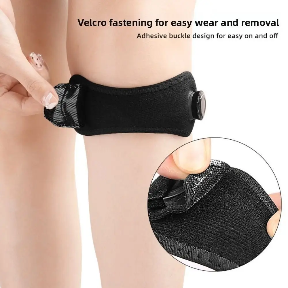 Adjustable Knob Sports Knee Guard Band Protecting Meniscus Prevent Ligament Strain Patellar Strap Knee Pads Supporting Knee