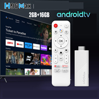D Android TV Stick H96 MAX Allwinner H313 with 4K HDR 2.4G 5G wifi6 8GB 16GB Goolge Voice Remote