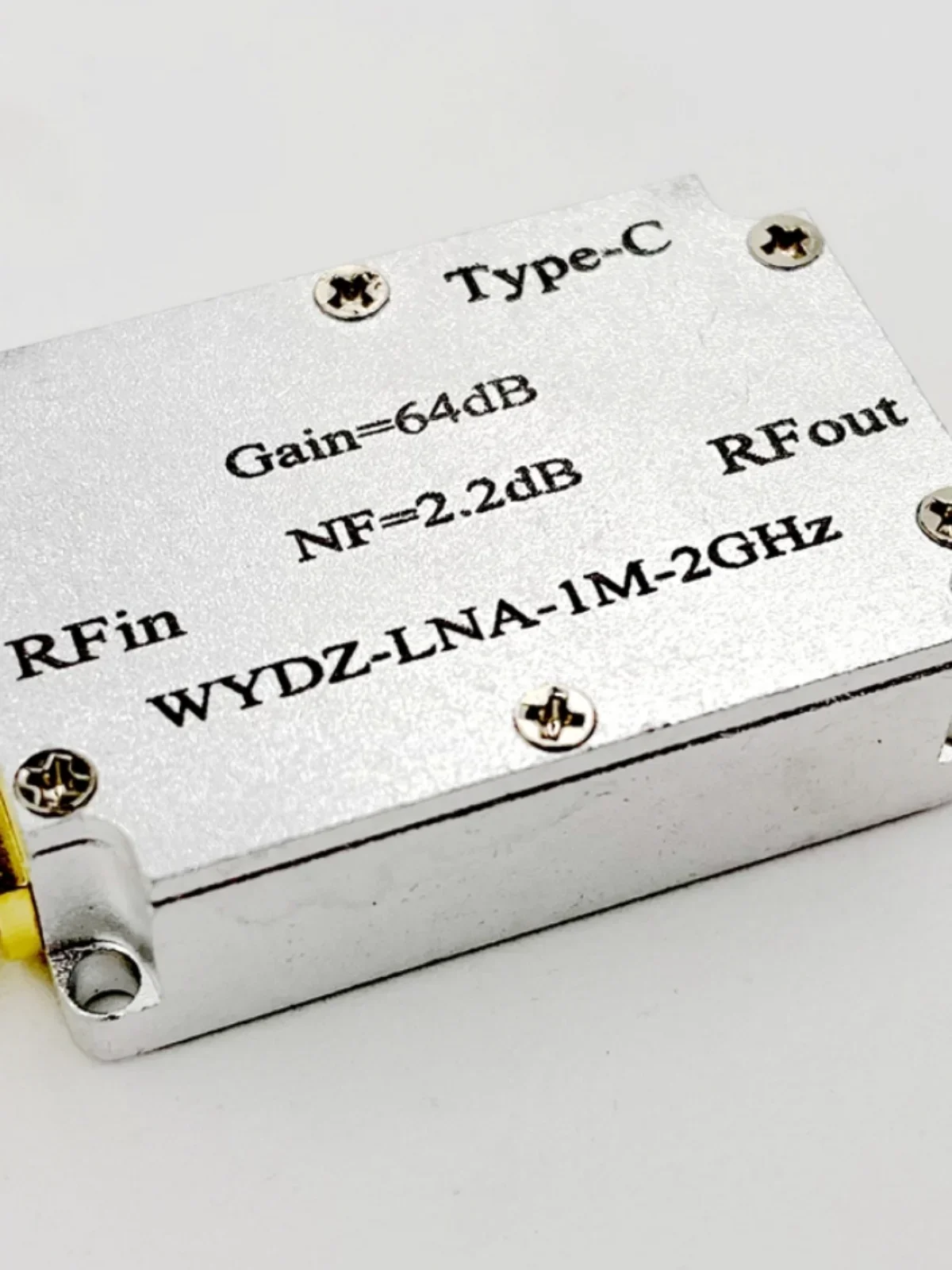 RF Signal Amplifier Low Noise Amplifier 1M-2GHz Noise 2.2dB 64DB LNA