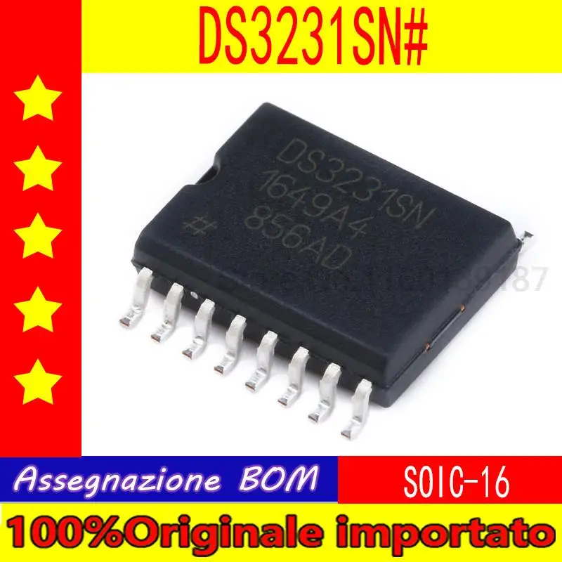 10PCS/LOT Patch DS3231SN TCXO I2C serial line type 2 # real-time clock zone SOP - 16