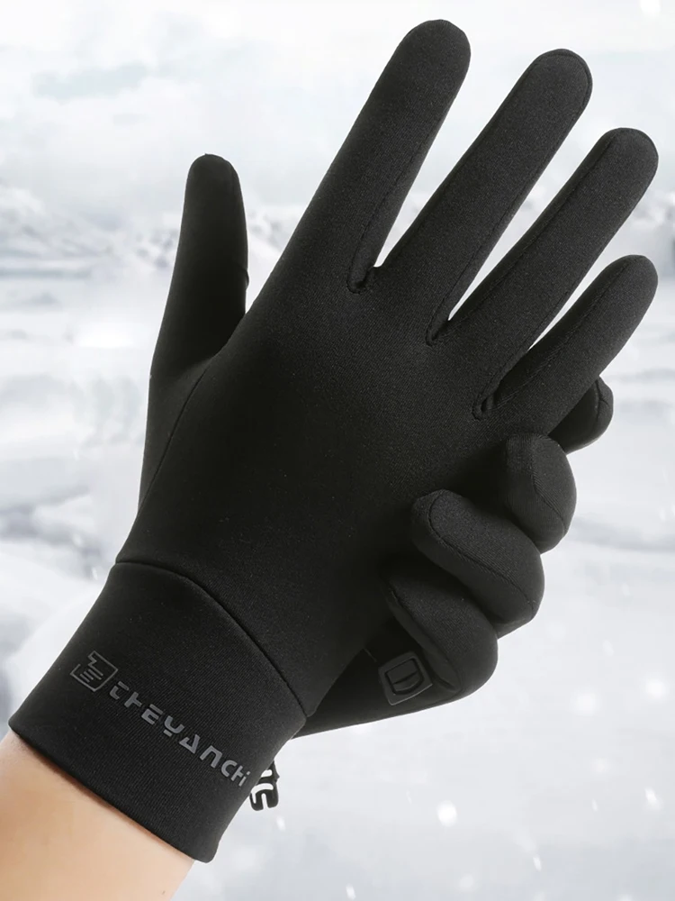 AliExpress NONE GTUBIKE Winter Warm Cycling Gloves Bicycle Warm Touchscreen Full Finger Glove Waterproof Outdoor Bike Skiing Fishing Riding