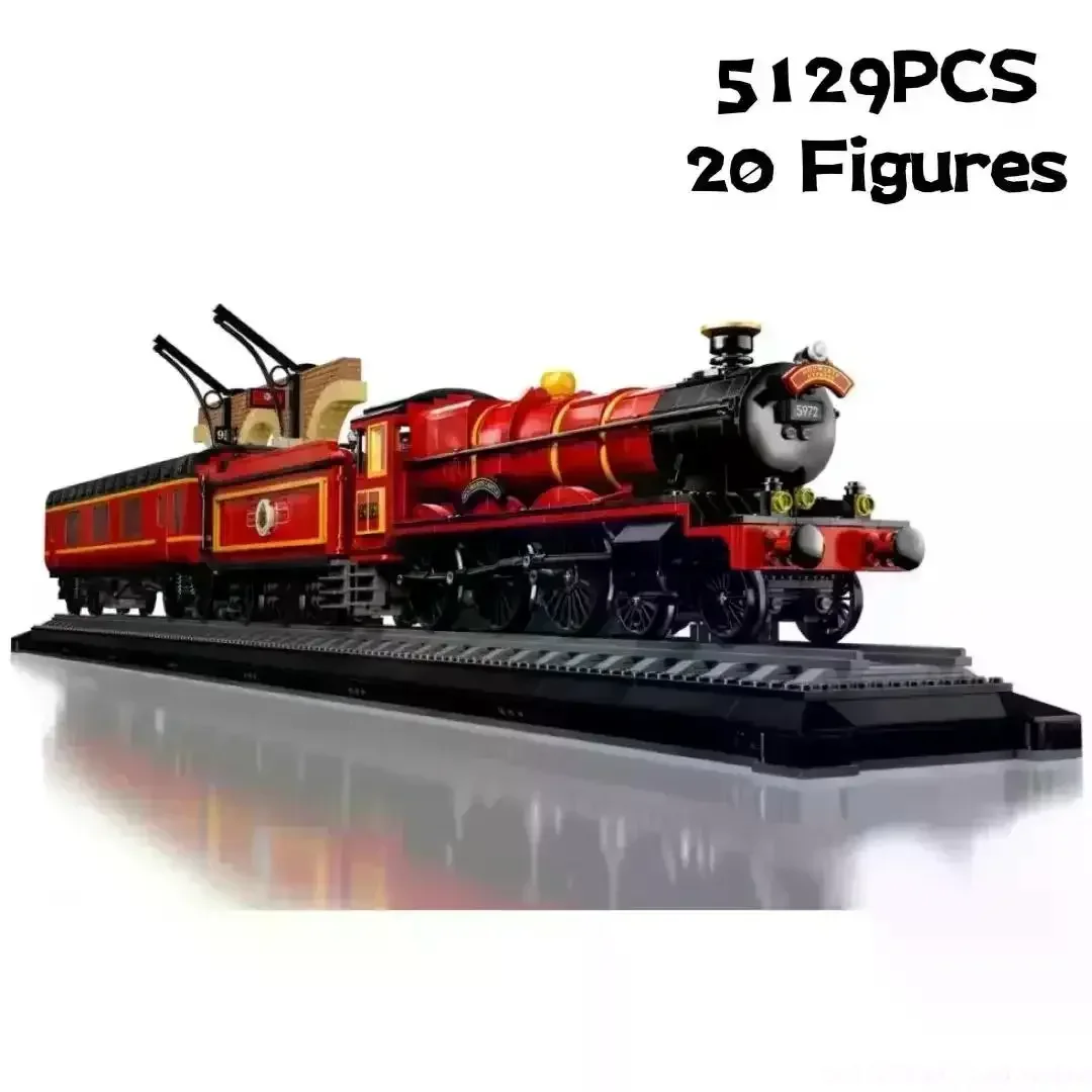 Collector's Edition 76405 118CM Hogiwartsed Express Train Building Set Bricks with Minifigis Toys For Adults Gift 5129Pieces