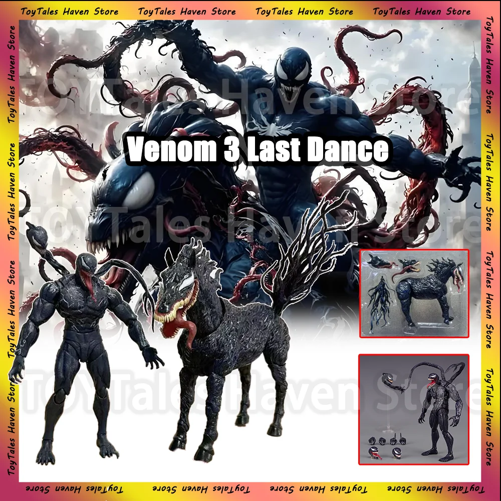 Venom 3 Last Dance Marvel'S Venom Marco Action Figure Carnage Iron Spider Man Agent Action Figure Movable Collectible Toy Gifts