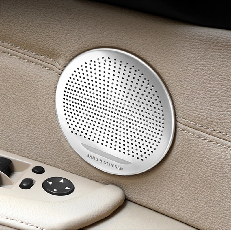 Car Styling Car Audio Speaker Cover Trim Car Door Horn Protective Cover Trim for BMW X5 X6 E70 E71 Interior Auto Accessories - Image 4