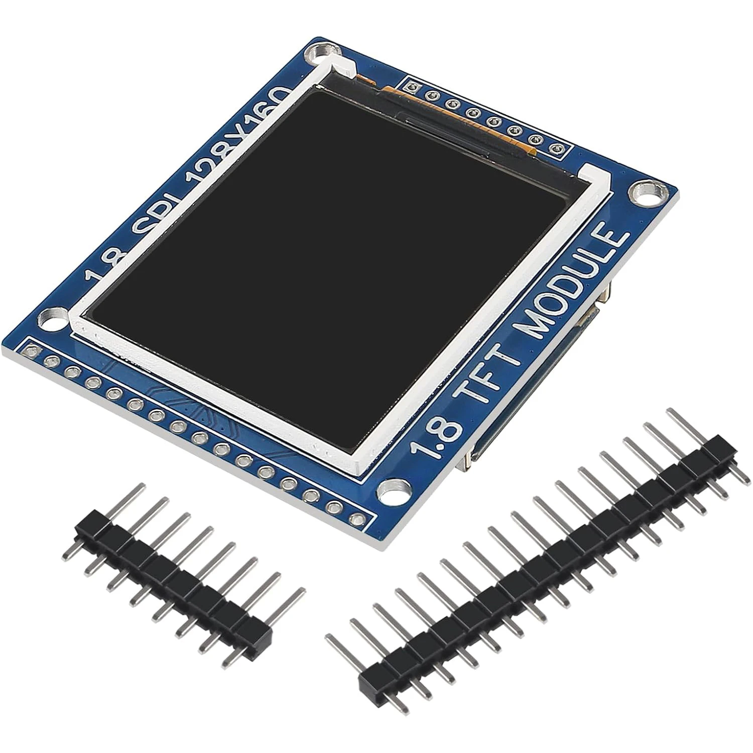 1,8-дюймовый последовательный SPI TFT ЖК-модуль, адаптер печатной платы дисплея IC 128x160, матричный 3,3 В, 5 В, ввода-вывода, Inerface, совместимый с Arduino