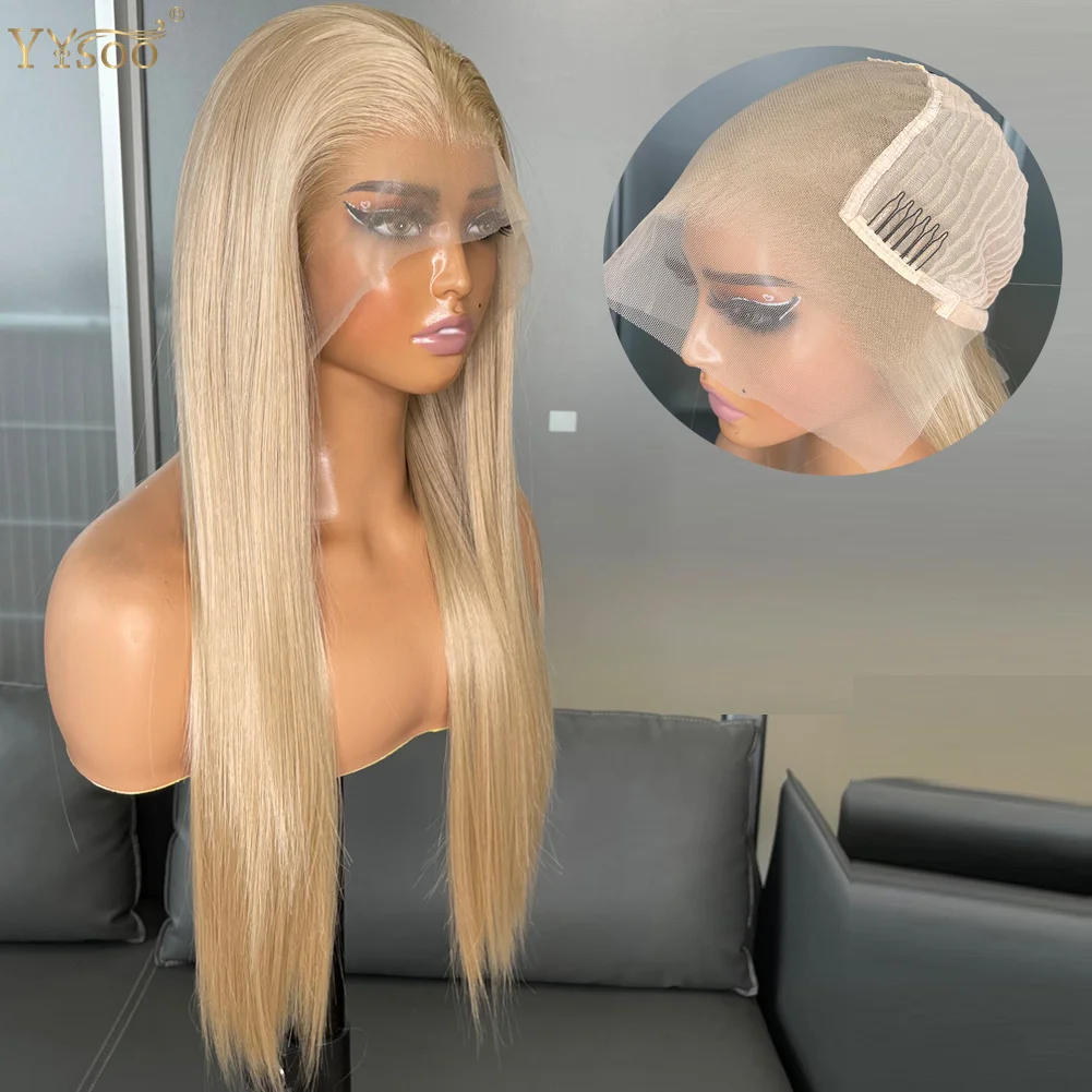 103# Honey Blonde Straight 13X6 Futura Synthetic Lace Front Wigs For Black Women Long Pre Plucked Hairline Heat Resistant Wig