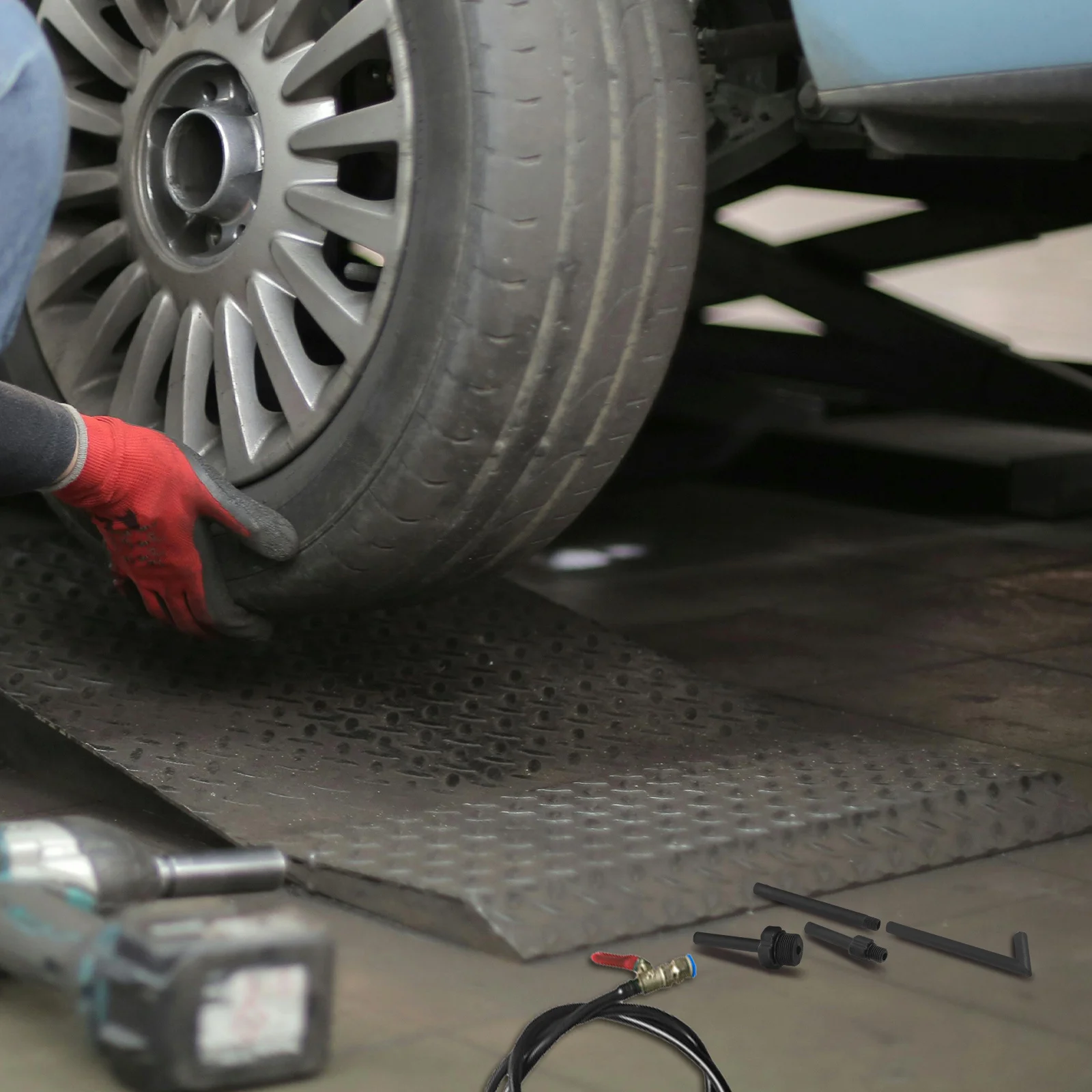 

5Pcs Pneumatic Transmission Oil Filler Pump Connectors Compact Automotive Fluid Transfer Tool Oil Filling Machine Manual