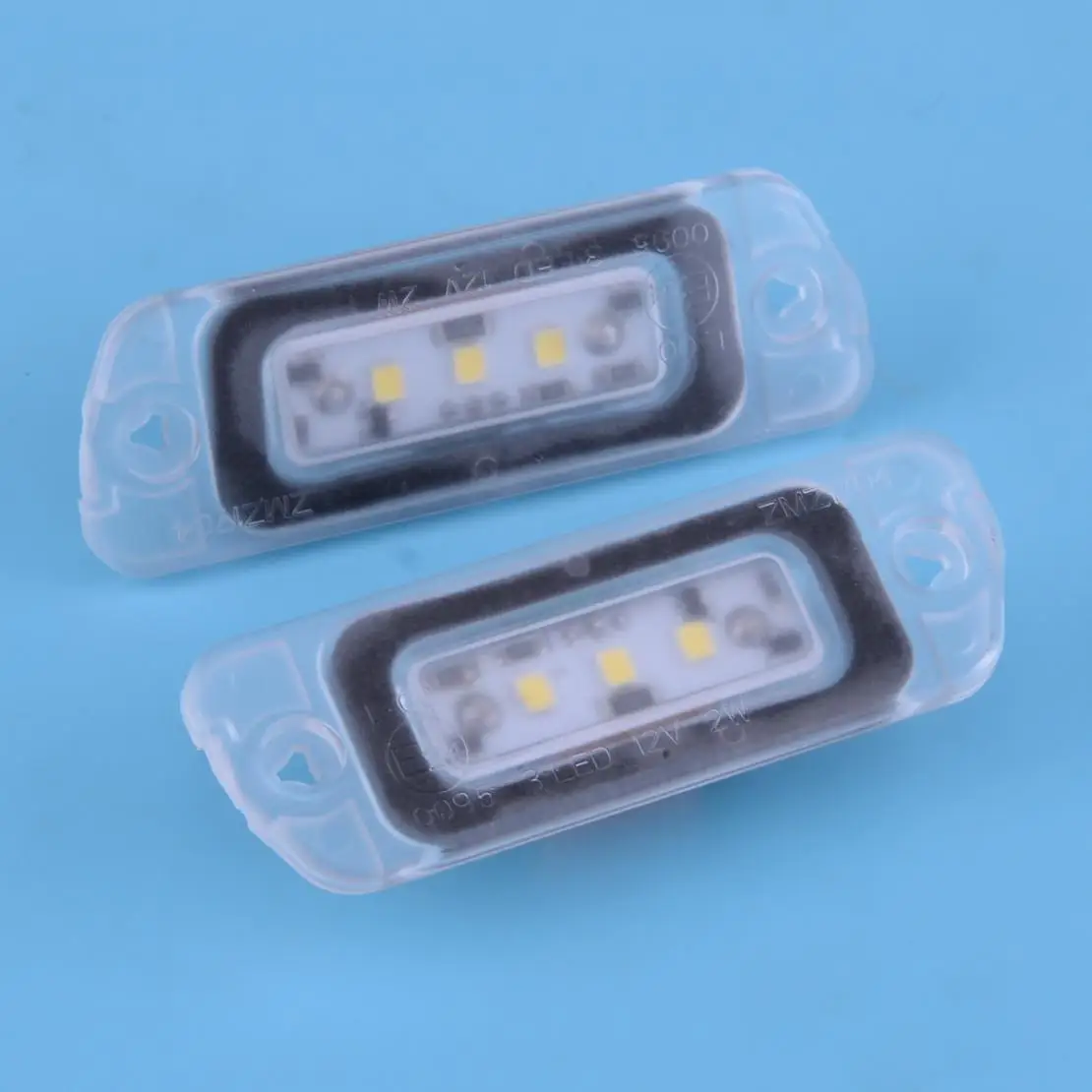 A2518200166 2pcs Error Free Led License Plate Light Fit For Mercedes Gl Ml R Class X164 W164 W251 R300 R500 R320 R550 2007-2011
