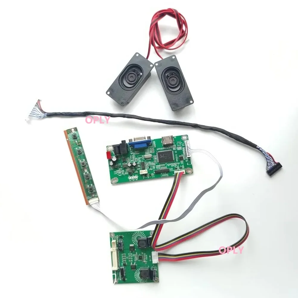 EDP VGA Controller Board with Speakerfor LM215WF3-SDA1 LM215WF3-SDC2 LM215WF3-SDB1 1920X1080 21.5