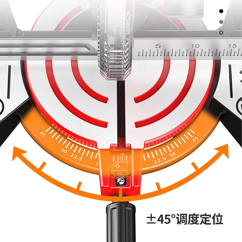10-Inch high-precision aluminum alloy profile woodworking special cutting machine multi-functional small 45-degree miter