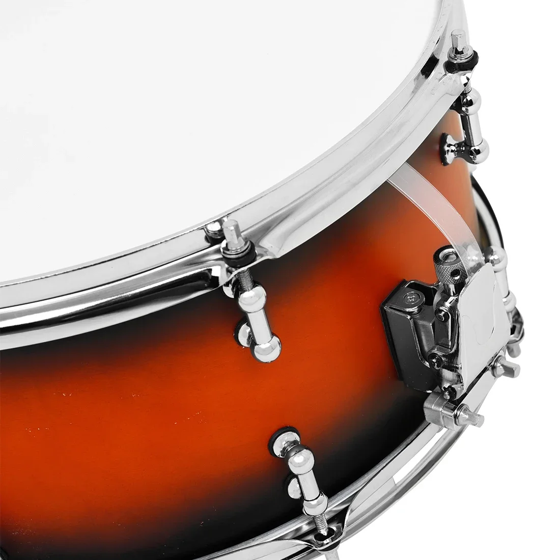 M MBAT 14 × 6.5 بوصة كمين طبل أدوات قرع معدنية زحف الطبول المبتدئين طبل جلود كمين الطبول مع حزام أفخاذ