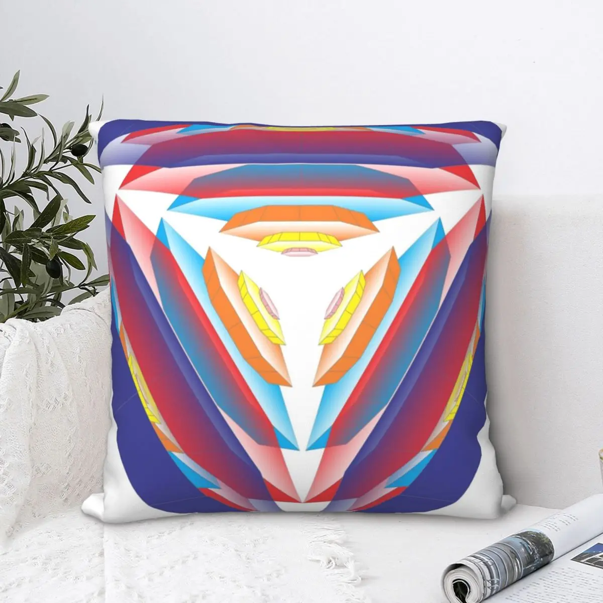 

Power Machine Square Pillowcase Polyester Pillow Cover Velvet Cushion Zip Decorative Comfort Throw Pillow For Home Bedroom