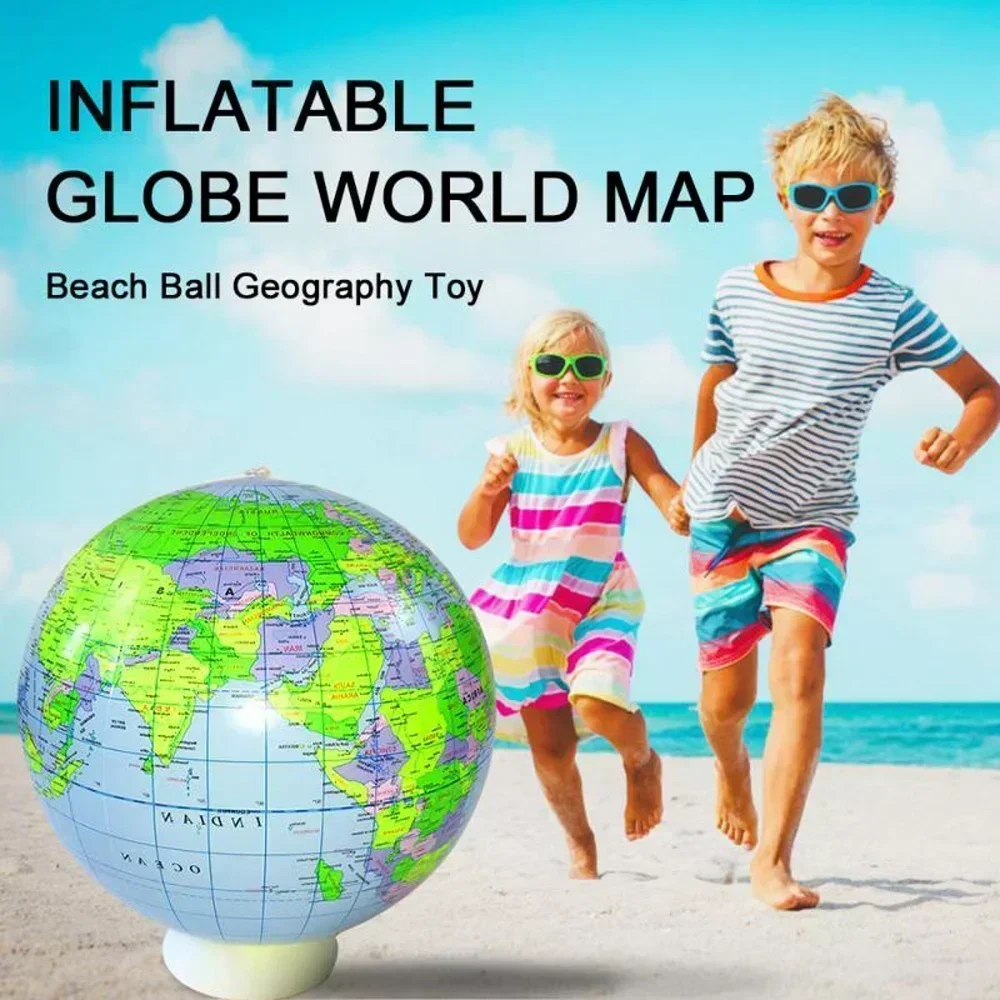 Gigantische Opblaasbare Aarde Vroege Educatie Opblaasbare Aarde Wereld Geografie Aarde Kaart Ballon Speelgoed Strandbal