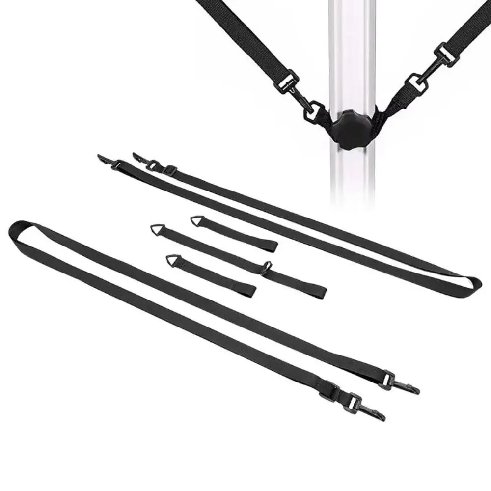 Picture 5: Adjustable Hooks Umbrella Fixing Straps Weatherproof Quick Installation Wind Protection Strap 5 Pack Windproof Fixed Strap
