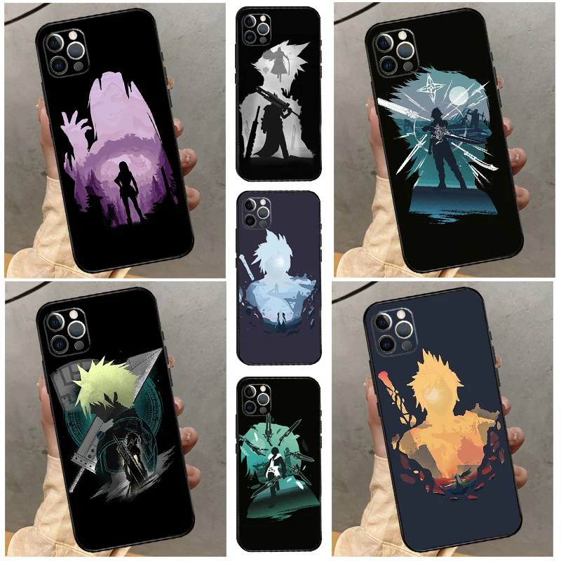 Final Fantasy Poster Phone Case For iPhone 11 12 13 14 15 16 Pro Max 12 13 Mini X XR XS MAX 14 Plus Cover