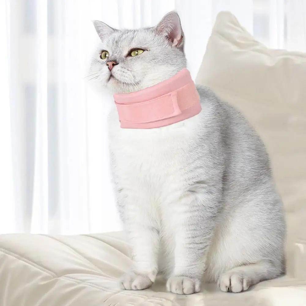 

Adjustable Cat Recovery Collar Soft EVA Pet Anti-lick Collar Dog Neck Support Collar Breathable Dog Neck Ring for Dogs Cats