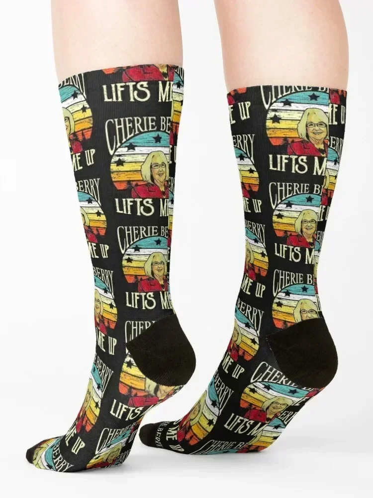 cherie berry lifts me up Socks crazy hockey Hiking boots kids Mens Socks Women's