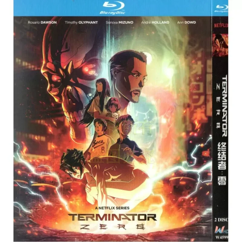 

American Sci-Fi Action-Adventure Cartoon Terminator Zero BD Blu-ray High Definition 2 Disc