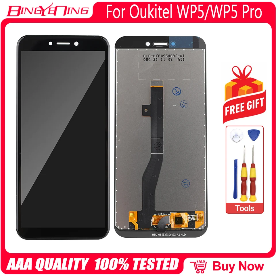 New Original For Oukitel WP5 WP5 Pro LCD&Touch Screen Digitizer Display Screen Module Accessories Assembly Replacement